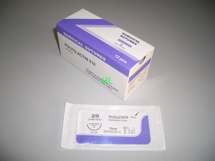 China Não - sutura absorvente médica tóxica de Polyglactin 910 PGLA das fontes cirúrgicas fornecedor