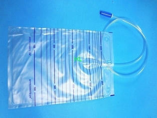 China Saco médico descartável 2000ml da urina dos produtos com parafuso, empurrando, válvula transversal fornecedor