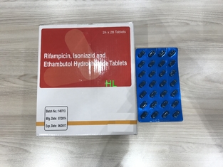 China Rifampicin + Isoniazid + tabuleta de Ethambutol 150MG + 75MG + 275MG anti - tuberculoso fornecedor