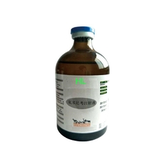 China Medicinas veterinárias da suspensão 100ML da injeção da amoxicilina 1 garrafa/caixa fornecedor